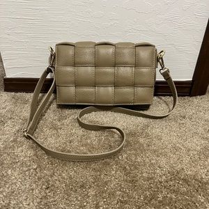 Chiara Ferretti Woven Crossbody Bag Leather